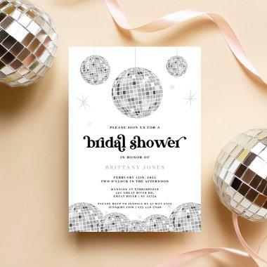 Silver Retro Disco Silver Glitter