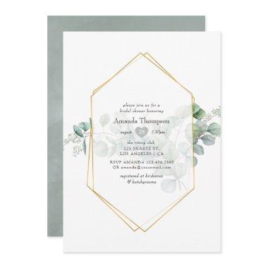 Silver Sage Eucalyptus Geometric