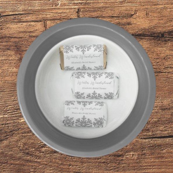 Silver Snowflake Winter  Hershey's Miniatures