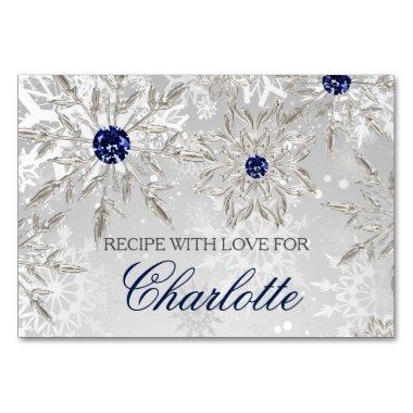 silver snowflakes winter  recipe