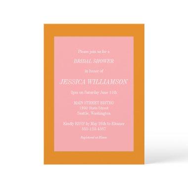 Simple Aesthetic Pink and Orange