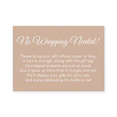 Simple Almond "No Wrapping Needed"  Enclosure