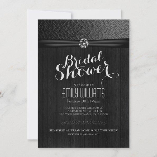 Simple and elegant bridal shower Invitations