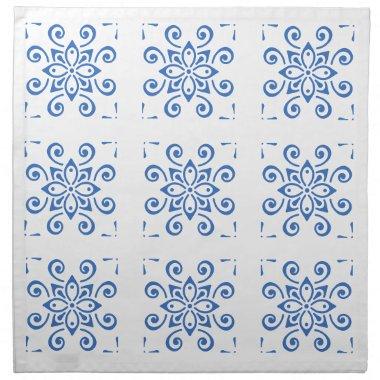Simple Azulejo  Cloth Napkin