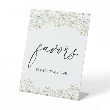 Simple Baby's Breath Favors Sign