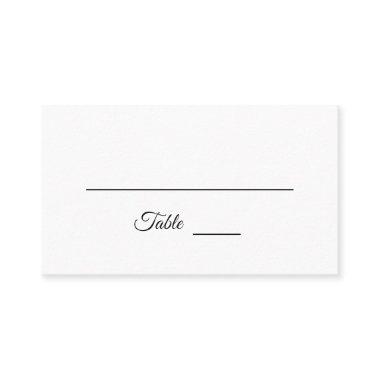 Simple Black and White Calligraphy Place