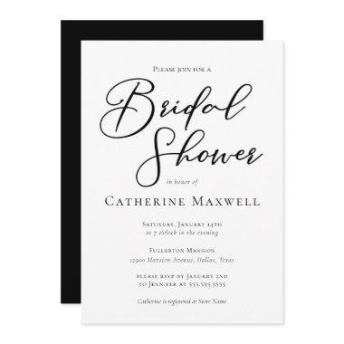 Simple Black Typography Chic Modern