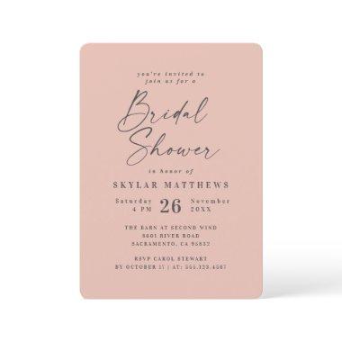 Simple Blush Pink Solid Color