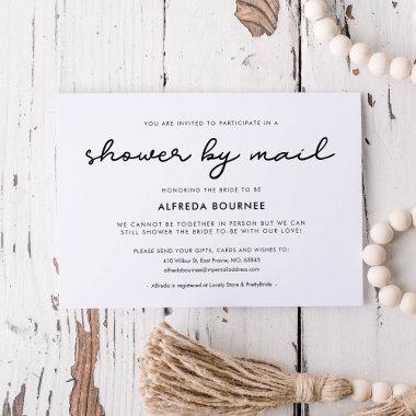 Simple Bridal Shower by mail Invitations