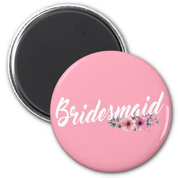 Simple Bridesmaid Wedding Calligraphy | Magnet