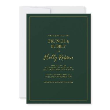 Simple Christmas | Green Brunch and Bubbly Shower