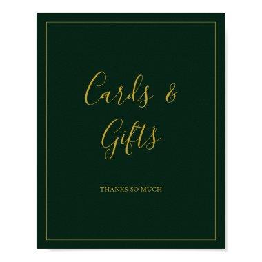 Simple Christmas | Green  and Gifts Sign