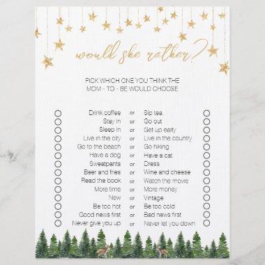 Simple Christmas Two-Sided Bingo Baby Shower Games