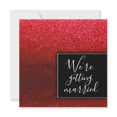 Simple Classy Modern Glitter Wedding Elegant Bride