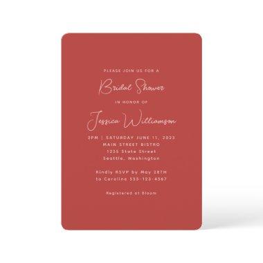 Simple Cute Aesthetic Red and Pink