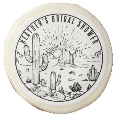 Simple Desert  Party Favor Custom Sugar Cookie
