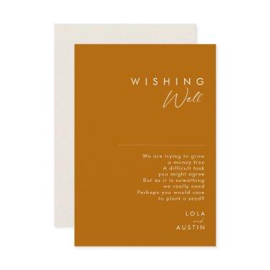 Simple Desert | Burnt Orange Wedding Wishing Well Enclosure