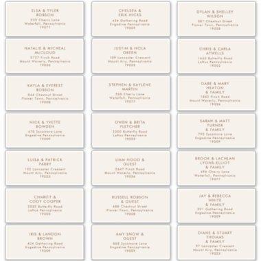 Simple Desert | Natural White Address Labels