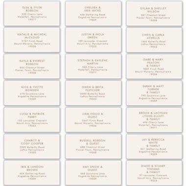 Simple Desert | Natural White Address Labels