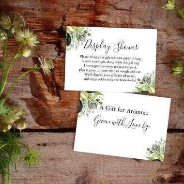 Simple Display  Greenery on White Enclosure