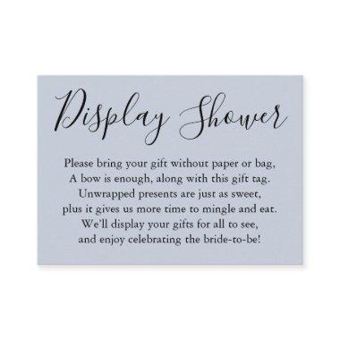 Simple Display  Light Dusty Blue Enclosure