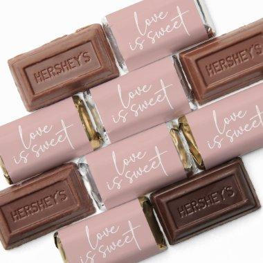 Simple Dusty Pink Minimalist Script  Hershey's Miniatures