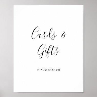Simple Elegant Invitations and Gifts Sign
