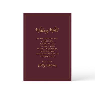 Simple Elegant Christmas | Red Wishing Well Invitations