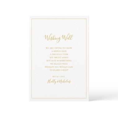 Simple Elegant Christmas | White Wishing Well Invitations