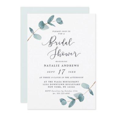 Simple Elegant Eucalyptus Frame