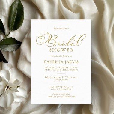 Simple Elegant Gold Foil Script