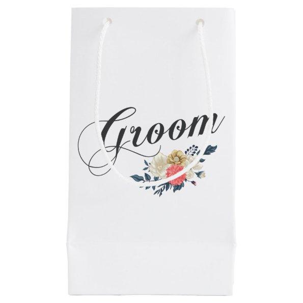Simple & Elegant Groom Floral | Gift Bag
