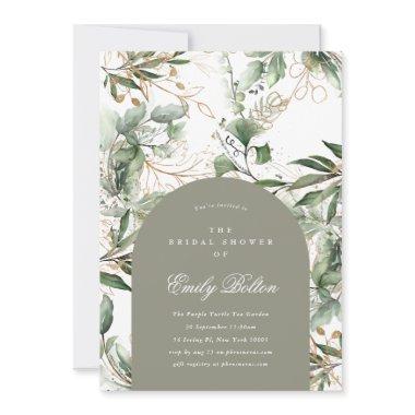 Simple Elegant Moss Arch Eucalyptus Pampas Boho