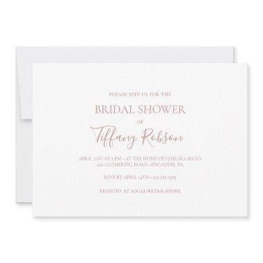 Simple Elegant Rose Gold Horizontal
