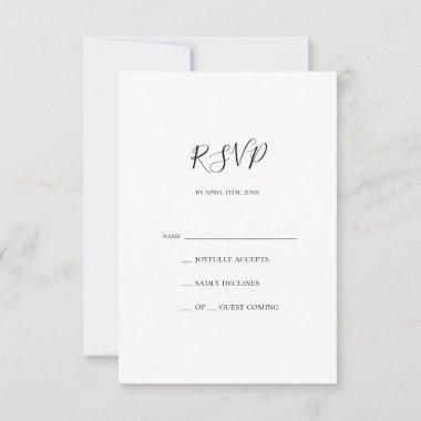 Simple Elegant RSVP Card