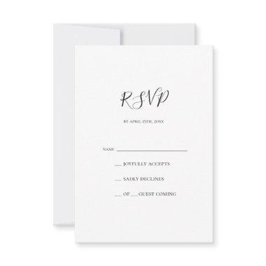 Simple Elegant RSVP Card