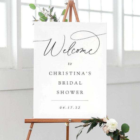 Simple Elegant Script Event Welcome Sign