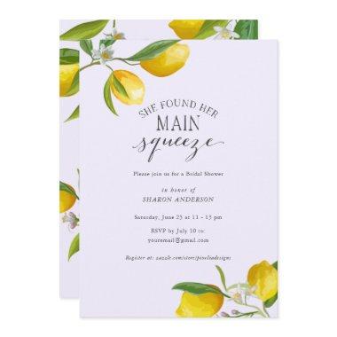 Simple elegant She found her main squeeze Bridal