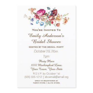 Simple Elegant Vintage Floral  Hosted