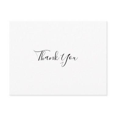 Simple Elegant Wedding Thank You Post