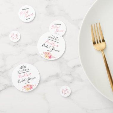 Simple Floral  Confetti
