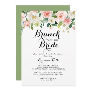 Simple Floral Green Brunch with the Bride Shower