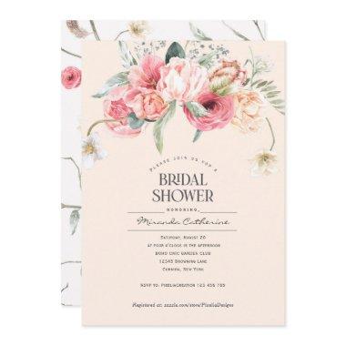 Simple floral pretty bohemian style shabby chic