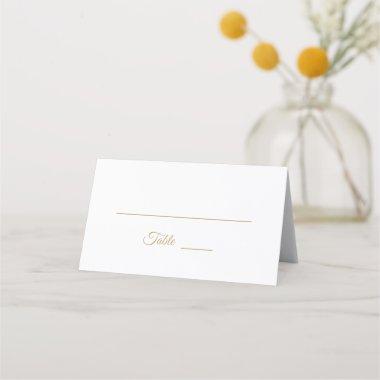 Simple Gold Calligraphy Place  Tent