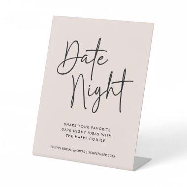 Simple Handwritten Typography Date Night Jar Sign