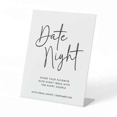 Simple Handwritten Typography Date Night Jar Sign
