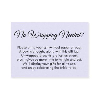 Simple Lavender No Wrapping Needed!  Enclosure