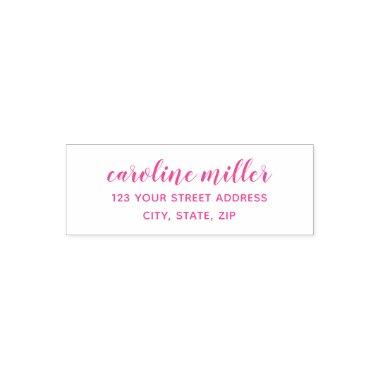 Simple Legible Modern Calligraphy Address Stamp