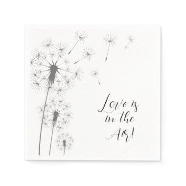 Simple "Love is in the Air!" Party Napkins