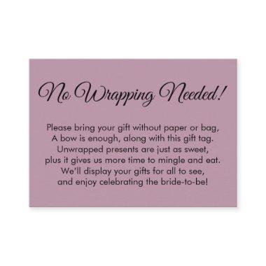 Simple Mauve No Wrapping Needed  Enclosure